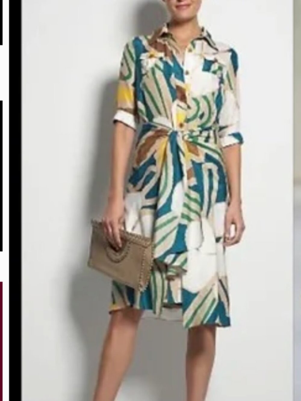 DIANE VON FURSTENBERG SILK WRAP DRESS - SIZE: 8